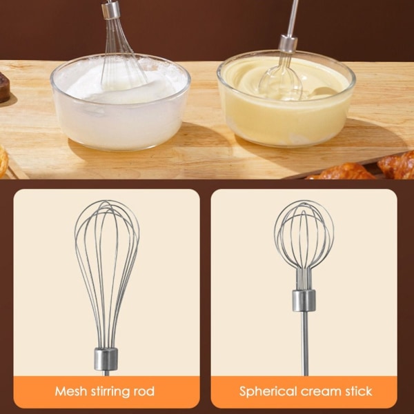 Mordely Äggvisp Matmixer KHAKI ENKEL STÖP ENSTAP Khaki Single Stick-Single Stick