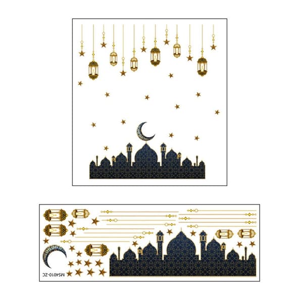 Mordely Eid Mubarak Väggdekor Ramadan Dekor