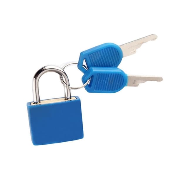 Mordely Resväska Dagbok Lås Resväska Lås BLÅT Blue