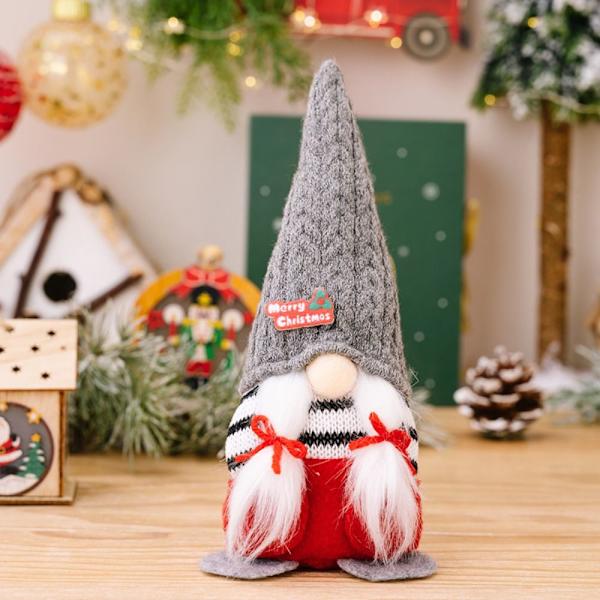 Mordely Jultomtedocka Rudolf Dvärgdocka GRÅ Grey