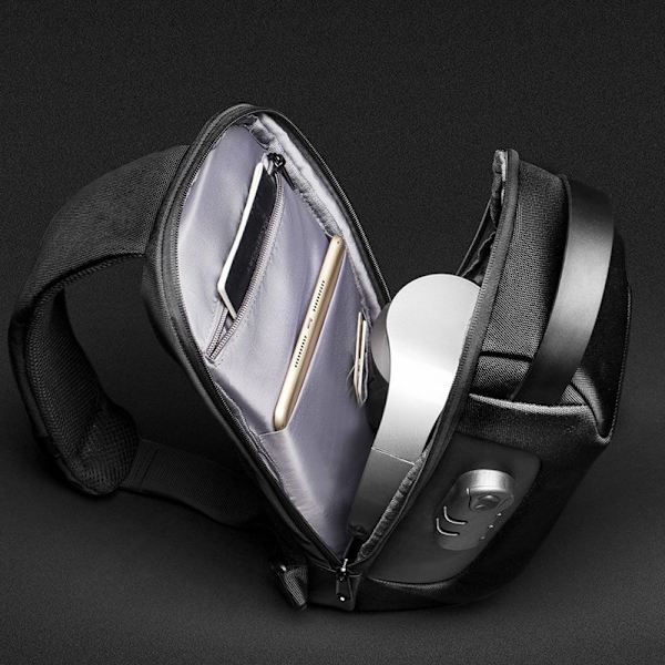 Bärbar förvaringsväska för Asus ROG Ally Game Conslole Case Crossbody-ryggsäck Black