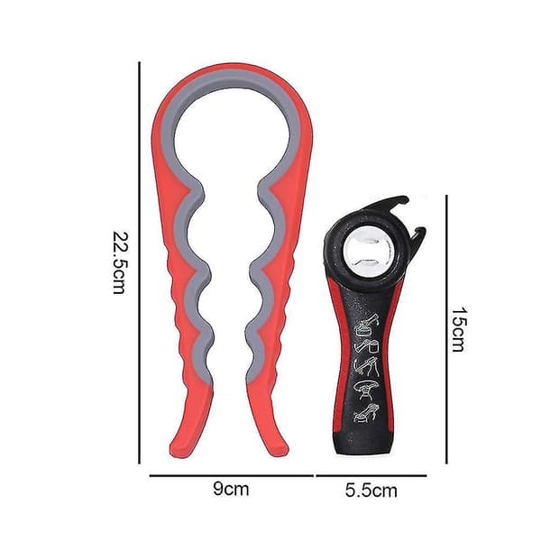 Bottle Opener Cap Opener Two-in-one Set Twist Cap Opener