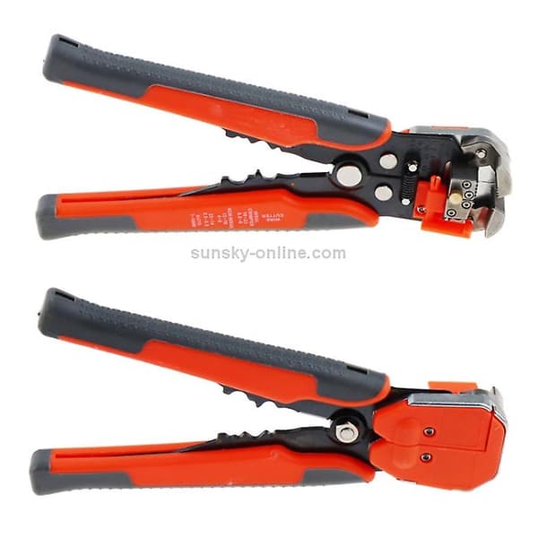 Mordely 0.2-6.0mm Multifunctional Automatic Wire Stripper Crimping Pliers Disassembly Tool (color: Blue)
