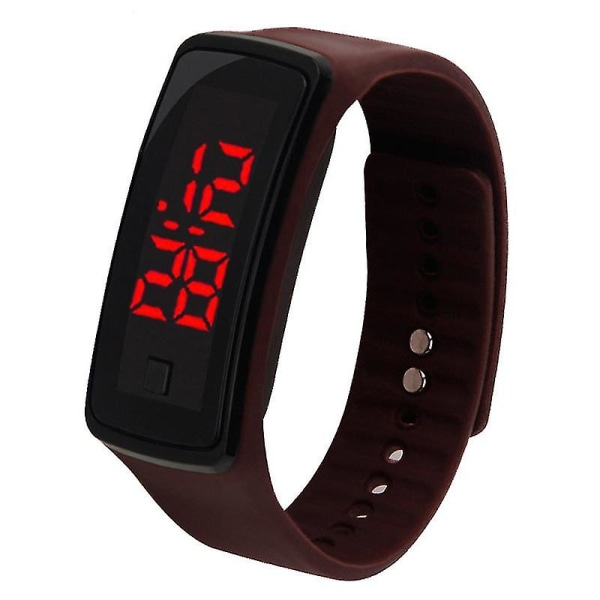 2023 Män Dam Digital Armbandsur Led Armband Silikon Band
