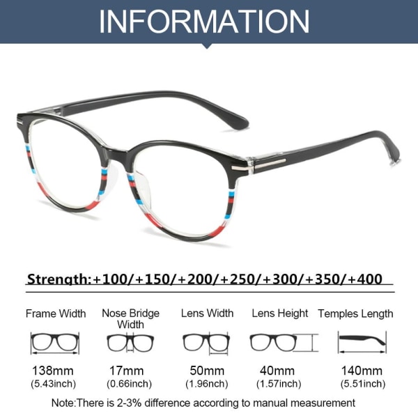 Mordely Läsglasögon Glasögon BLUE STRENGTH 100 Blue Strength 100