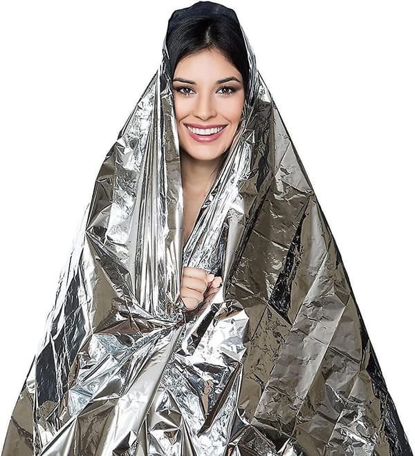 Survival/rescue/first Aid Blankets - Insulated, Reflective, Silver