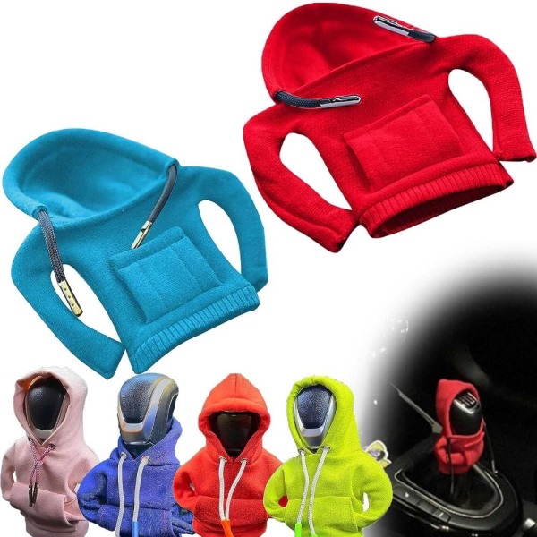 Mordely Gear Shift Knop Hoodie Sweatshirt VIT white