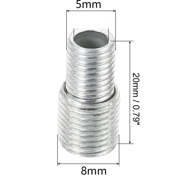 Mordely 6st rostfritt stål omvandlingsskruv Variabel diameter skruv 6PCS