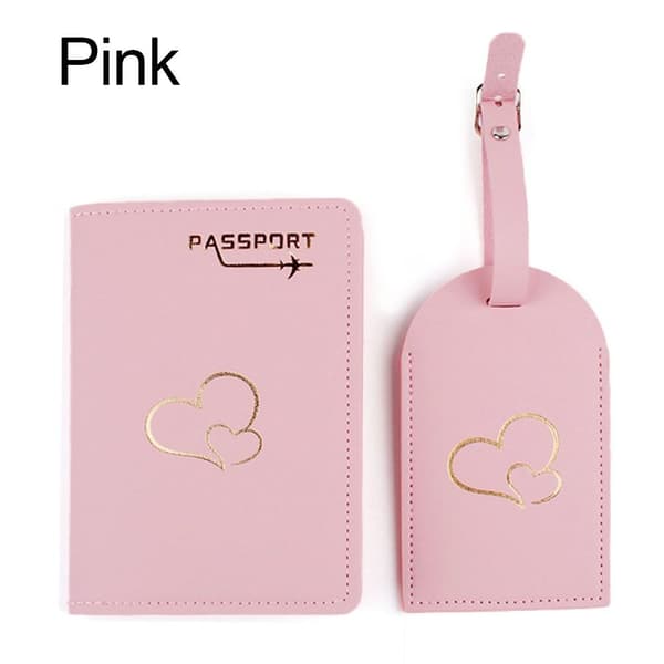 Mordely Passhållare Bagagelapp ROSA Pink