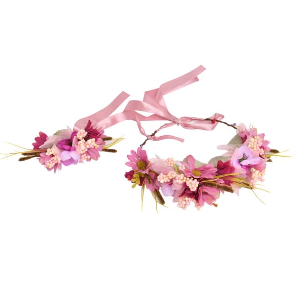 Mordely rtificiell blomsterkrans Set för bröllop A