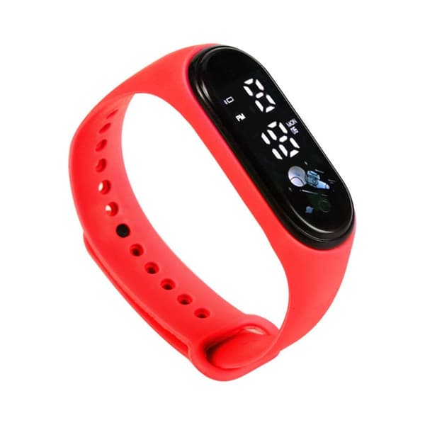 Student elektronisk watch Digital watch RÖD Red