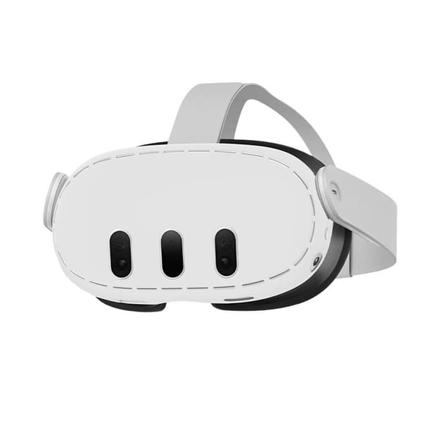 Mordely Silikonskydd Cover för headset VIT white
