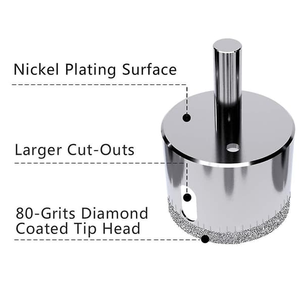 Diamantborr - Glas och kakel ihålig kärna Extractor
