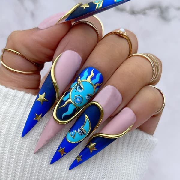 Mordely Mandel Fake Nails False Nail SN051