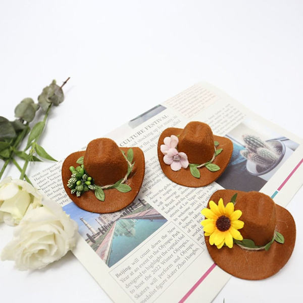 2st vinflaskhattar Cowboyhatt A