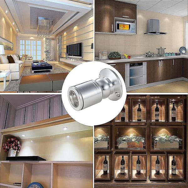 Mordely Mini Recessed Spotlights For Showcase, Led Mini Spotlights, Ceiling Surface Spotlight 1 W Led