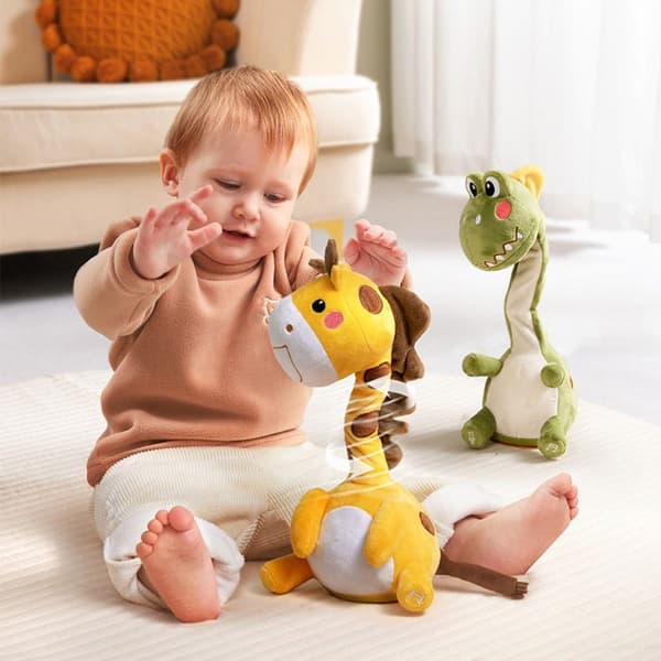 Mordely Dansande Talking Giraffe Toy Mjuk plysch Giraffe Toy GIRAFFE