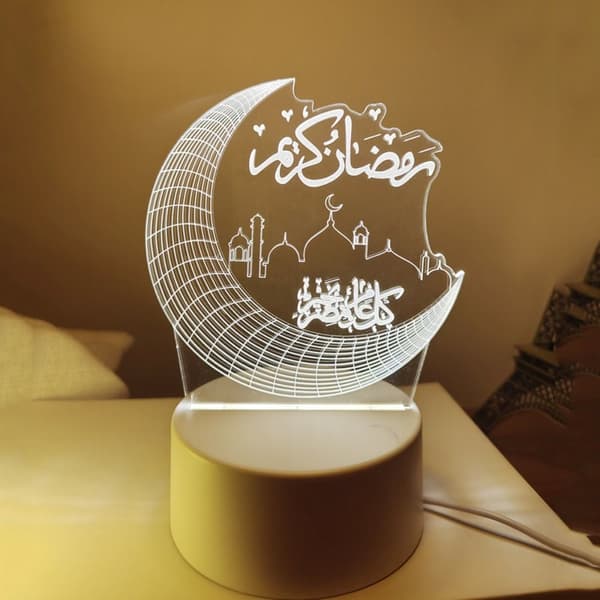 Mordely kryl Eid Mubarak nattljus Ramadan Kareem dekoration