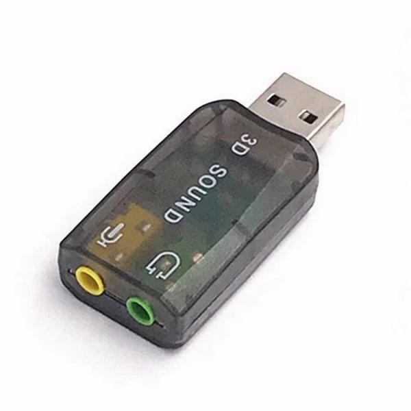 Mordely 3 st 3D Externt Drive-fritt USB ljudkort