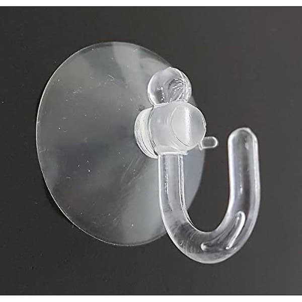 Mordely Suction Cup With Hook 40 Pieces - Bracket For Light Chain, Light Net Etc. - Fair Chain Holder Suction Cup