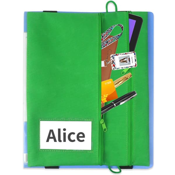 Mordely Solmio Folder Case Luokka Paperilaukut VIHREÄ Green