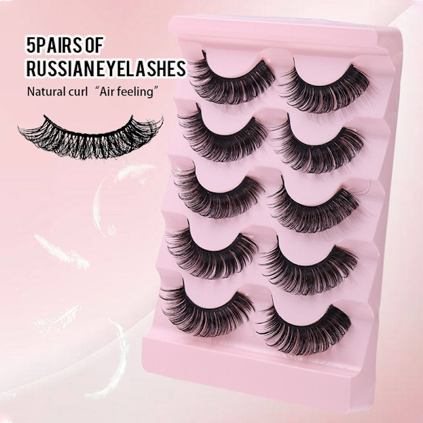 Mordely Lösögonfransar Russian Strip Lashes 5013
