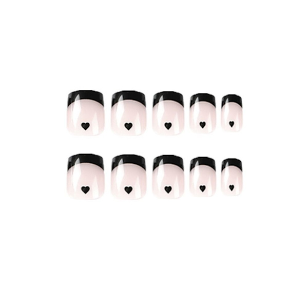 Mordely 24st False Nails Short Square JP2460