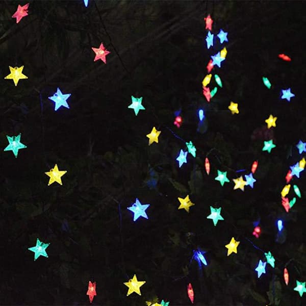 Mordely Star String Lights LED Lights WHITE 50LED WHITE 50LED white 50LED