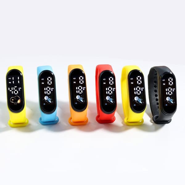 Mordely Student Electronic Watch Digital Watch SVART Black
