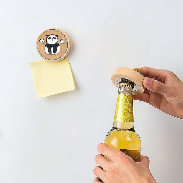 2023 Creative Refrigerator Stickers Magnetic Portable Beer Opener