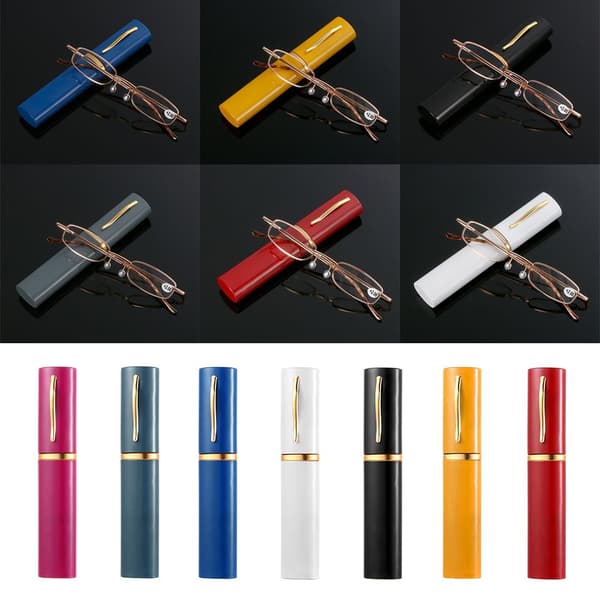 Mordely Läsglasögon med pennrörsfodral CASE STYRKA 1,00 red Strength 1.00