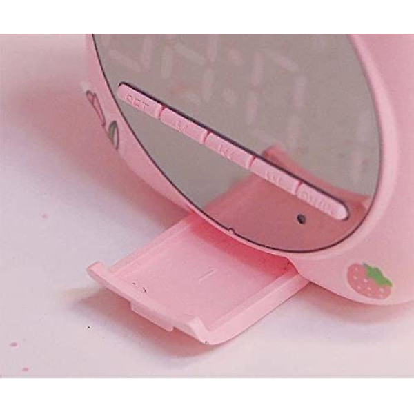 Mordely Nc Mini Portable Wireless Bluetooth Speaker Student Mini Alarm Clock Small Speaker Table Clock Girls Like It