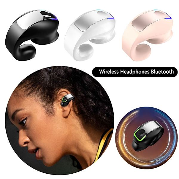 Trådlösa hörlurar Bluetooth med mikrofon VIT White