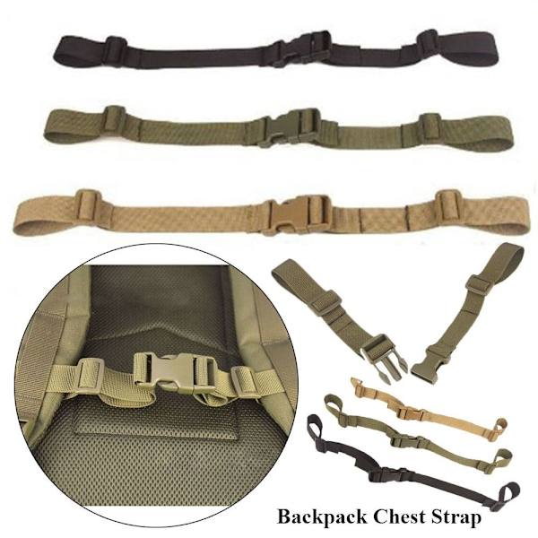 Ryggsäck Bröstrem Justerbar Ryggsäck ARMY GREEN Army Green