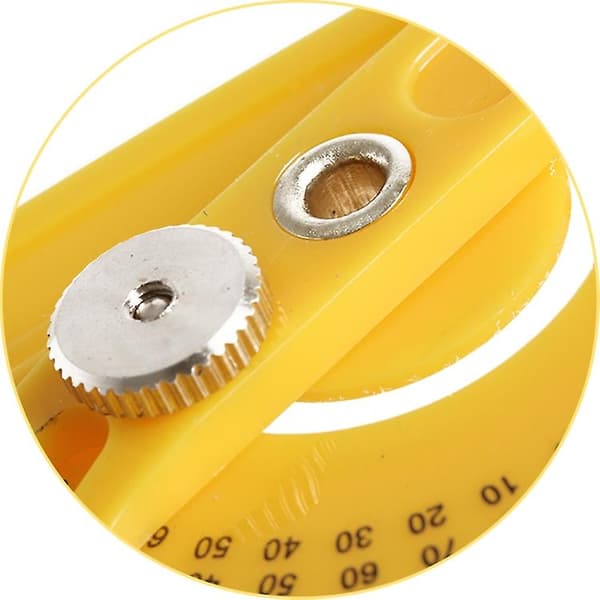 Mordely Template Tool Angle Instrument Measuring Arm Ruler 180 Degree Woodworking Ruler
