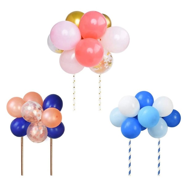Mordely Ballong Cake Topper Födelsedagsbarn 8