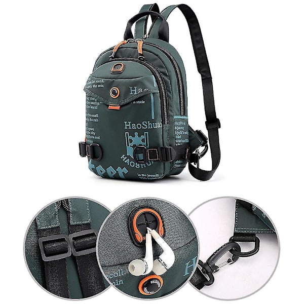 Mordely Outdoor Men's Waist Bag Sports Running Close-fitting Waist Bag ArmyGreen