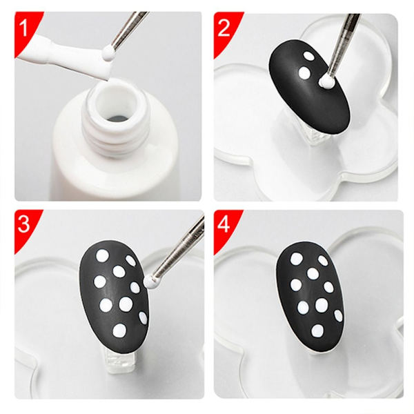 Mordely Nail Art Dotting Tools Nail Drill Point B