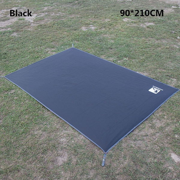 Mordely Vattentät tältmatta Ultralätta ficktält SVART 90X210CM6 6 Black 90x210cm6-6