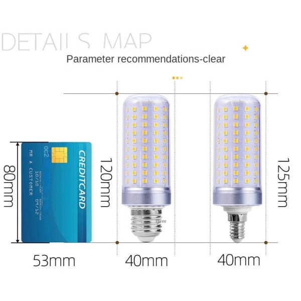 Mordely Majslampa LED Majslampa E27-25WSLIVER SLIVER E27-25W E27-25WSliver