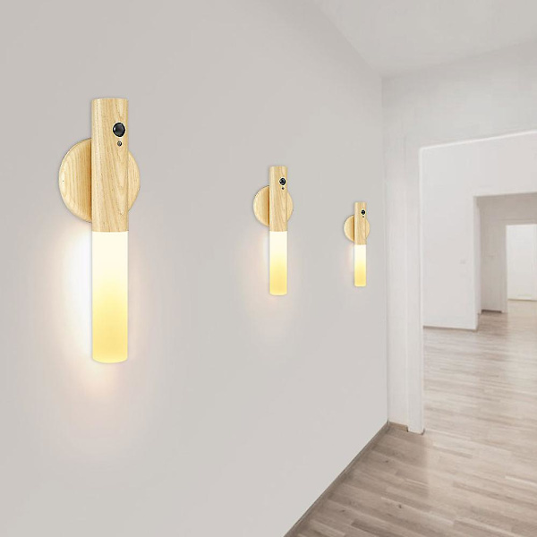 Mordely Led Wall Light With Motion Sensor, Usb Rechargeable, Wireless, Ideal For Kitchen Or Wardrobe