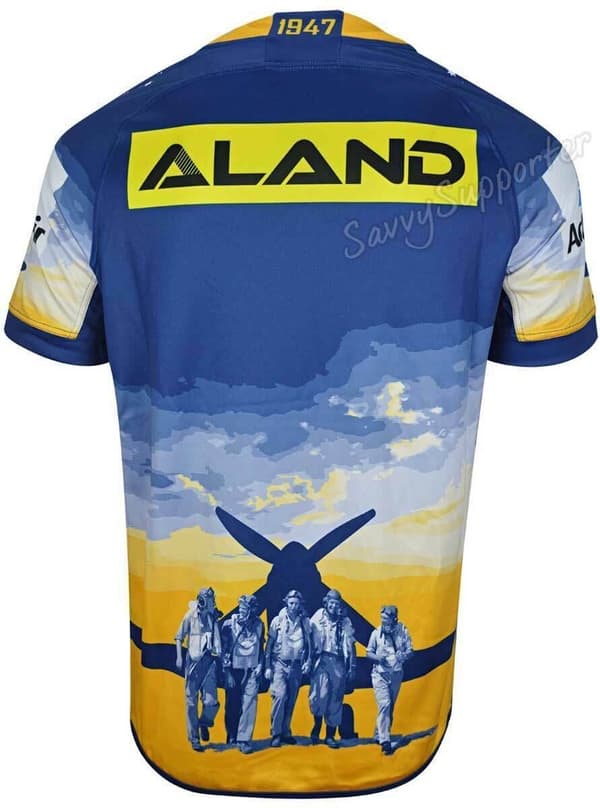 Mordely Parramatta Eels 2021 Nrl Anzac herrtröja L