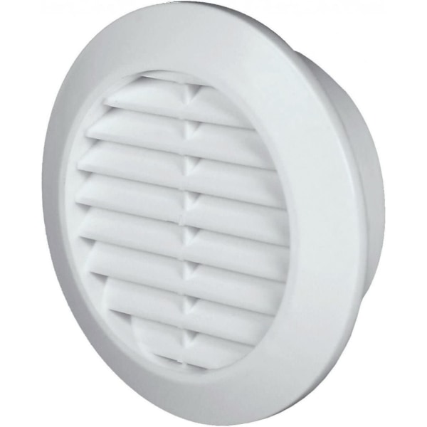 2023 T74 Round Ventilation Grille With Mosquito Net White 60 Mm