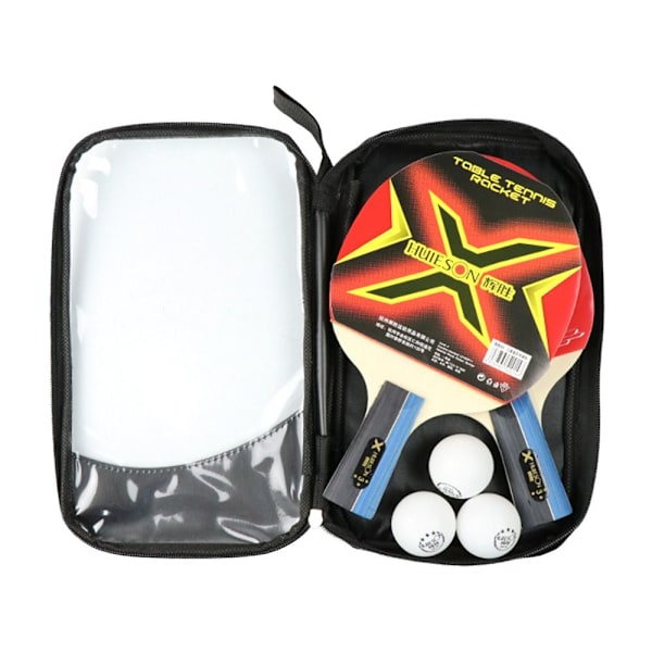 Mordely 1 Set Bordtennisracket Ping Pong PADDEL LÅNG long paddle
