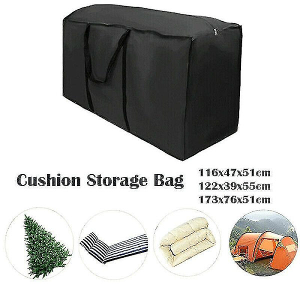 (116 X 47 X 51cm) Outdoor Garden Furniture Cushion Waterproof Storage Bag