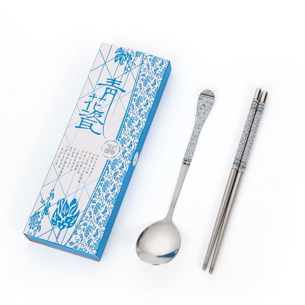 Mordely kpl/ set Lusikka Chopsticks Ruokailuvälinesetti Set 2