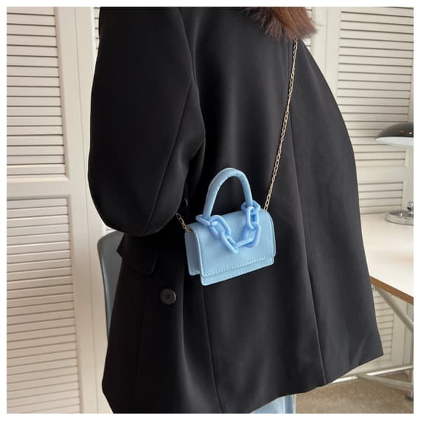 Mordely Kedja Damväskor Sommar Crossbody-väska BLÅ Blue