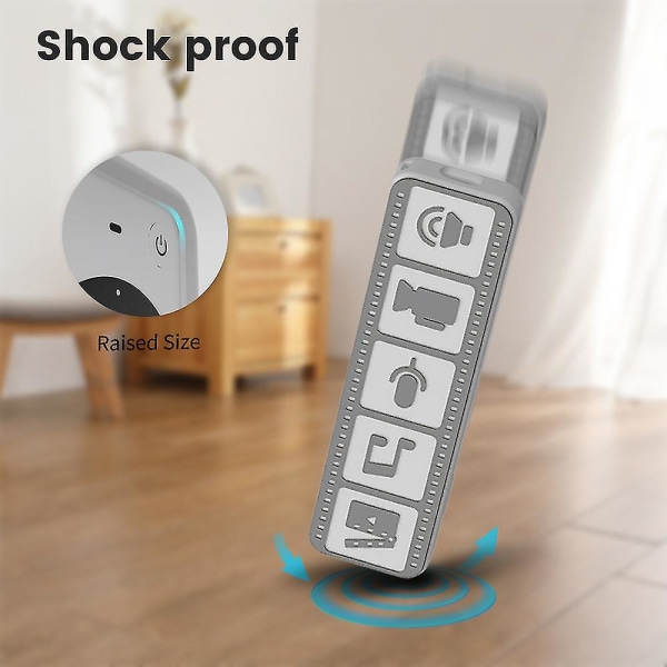 2023 Remote Control Cover Silicone Shockproof Remote Protective Case For Apple Tv 4k Gray White
