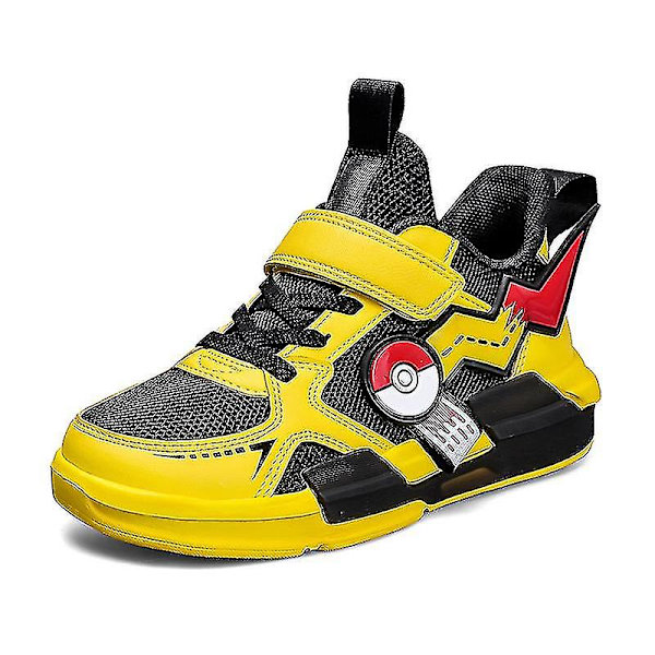 Mordely Childrens Shoes Cartoon Sneakers Running Shoes For Kids 700 Yellow 34