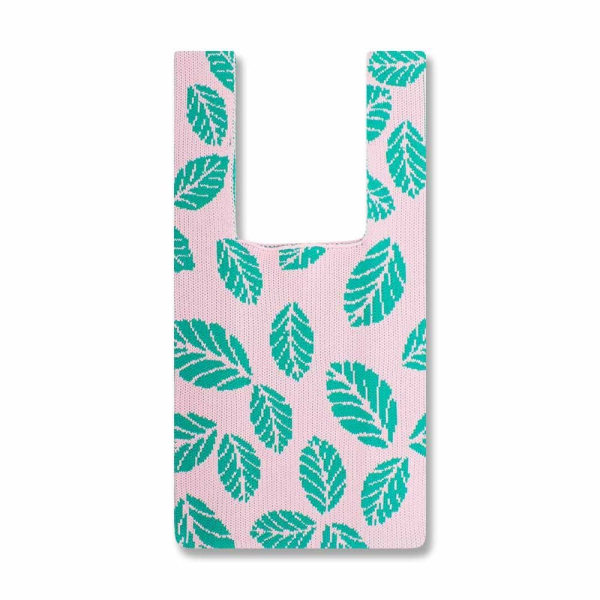 Mordely Axelväska Stickad Handväska PINK&GREEN pink&green